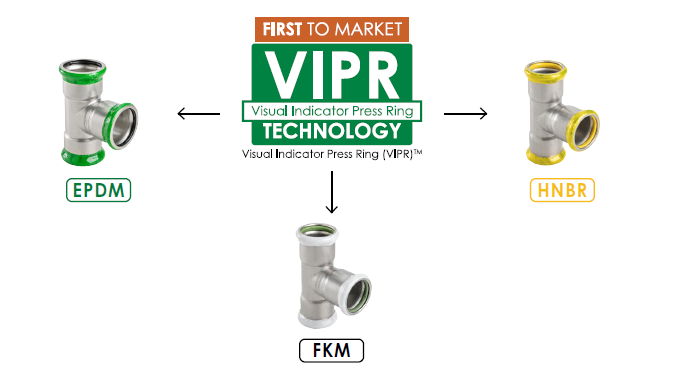 Visual Indicator Press Ring (VIPR) by Merit Brass Co